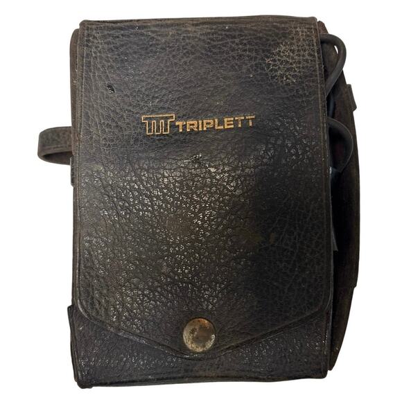 Vintage Triplett Multimeter Model 60 w/ Leather Case & Leads Untested - Picture 3 of 4